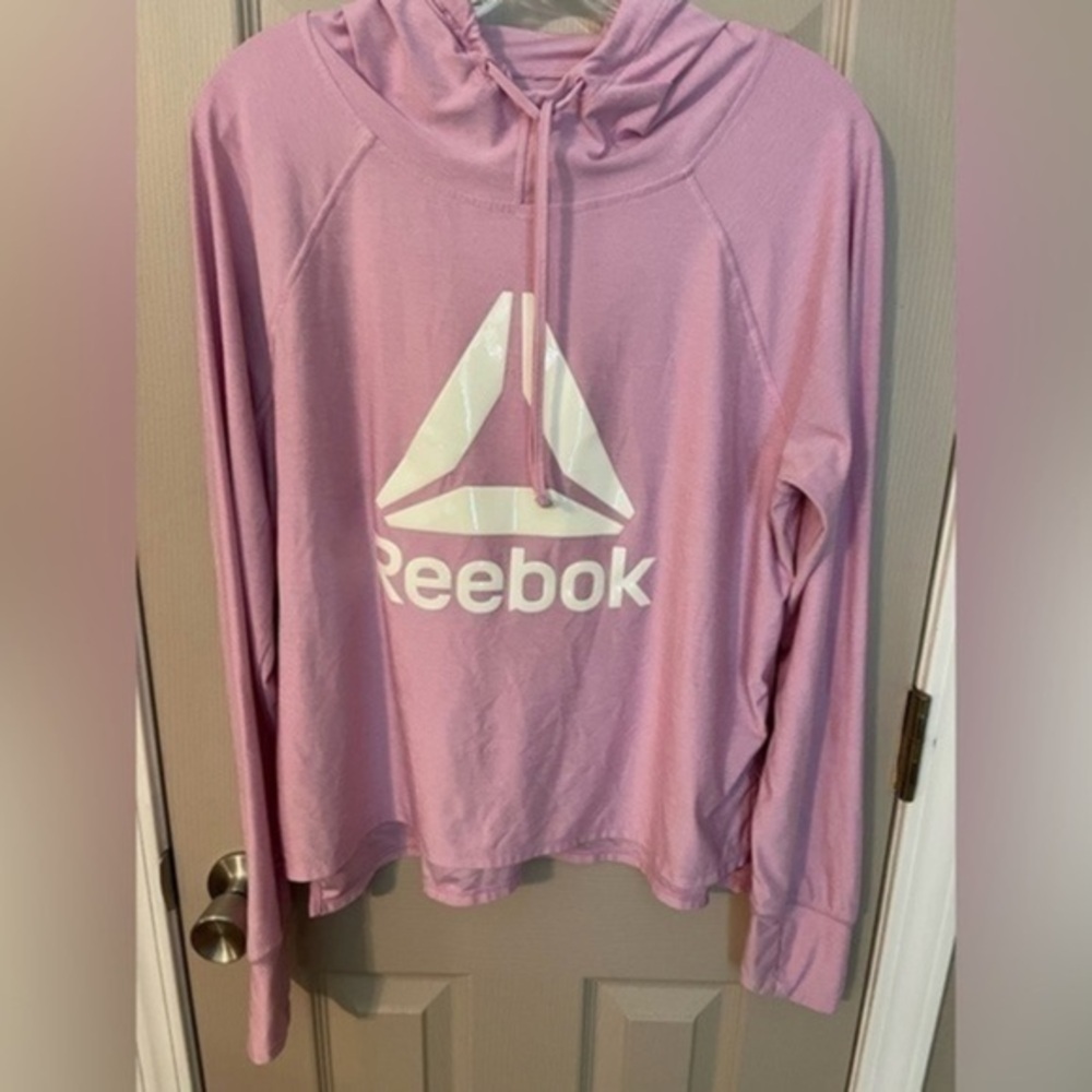 Reebok hooded long sleeve top